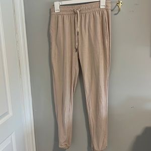 Light pink, extra soft joggers